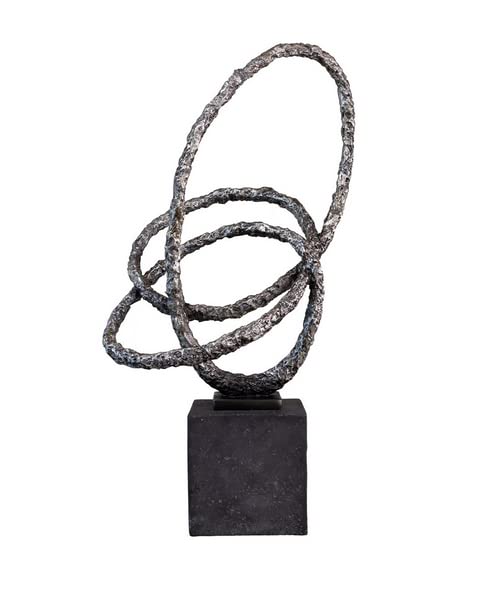 TIC CollectionStatuary, Metal Resin, Silver