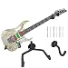Espositore Per Chitarra, Gancio orizzontale Poggia Supporto Chitarra Espositore, Supporto Gancio per Chitarra con Viti, Gancio Chitarra Apendere da Muro Adatto per Ukulele Basso Violino (Nero)