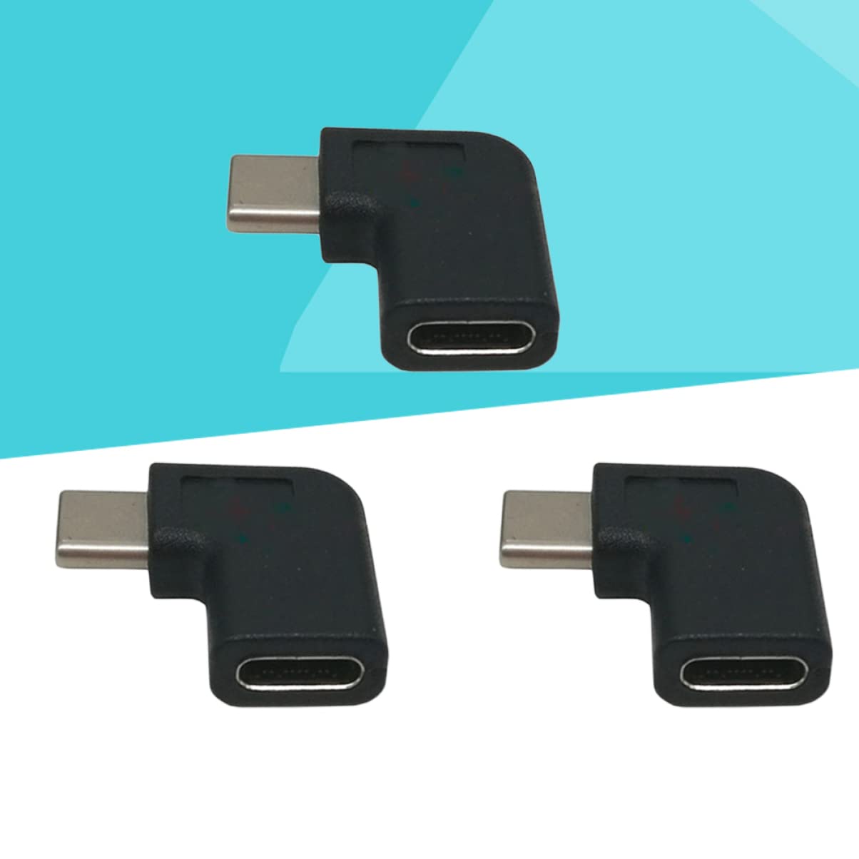 Gatuida 6pezzi Adattatore Usb c Angolo Maschio Femmina Estensione Usb Per Laptop Tablet e Smartphone Trasferimento Dati Design Compatto e Facile Da Utilizzare