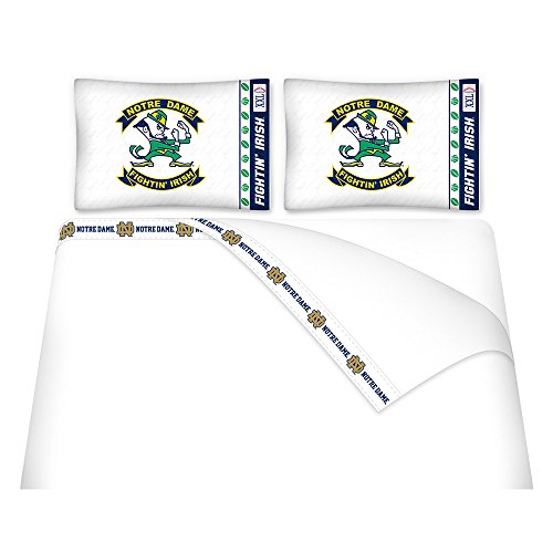 NCAA Notre Dame Fighting Irish Micro Fiber Sheet Set, Twin