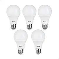 Kit 5 Lâmpadas LED Bulbo 12W 3000K (Luz Amarela) Bivolt E27 – Tem Luz