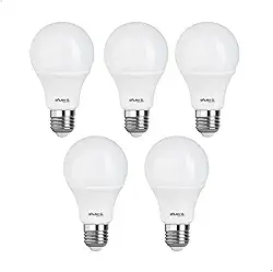 Kit 5 Lâmpadas LED Bulbo 12W 3000K (Luz Amarela) Bivolt E27 – Tem Luz