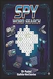  Spy Word Search Puzzles for Adults: Word Searches with Easy to Read Print about Spies, Codes, Spyware and More  6x9 inches, 110 pages  50+ Puzzles…Gift for Vacations, Holidays, and Free Times