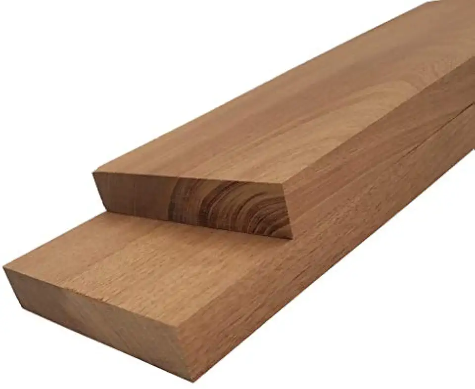 Sapele Hardwood Boards 3/4 inch x 4 inch x 18 inch (2-pack)