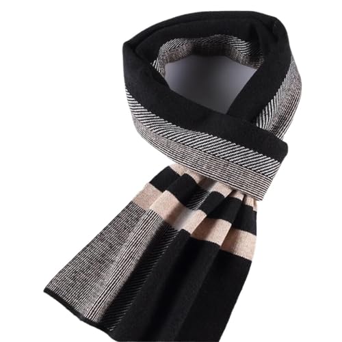 CLLBANT Cashmere Scarf For Men's Plaid Thickened Wool Scarf For Winter Cold Protection And Neck Protection