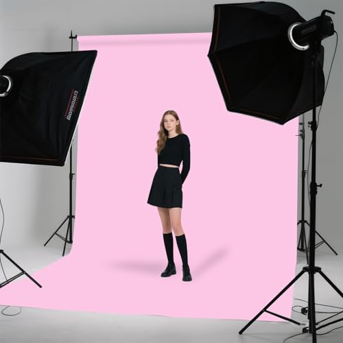 Fondo rosa 10x10 ft para fotografía miniatura 4