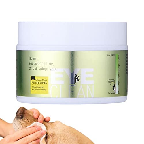 manchas lágrima para cães - 120 Peças Almofadas Algodão Limpador Olhos | Toalhetes limpeza sem perfu