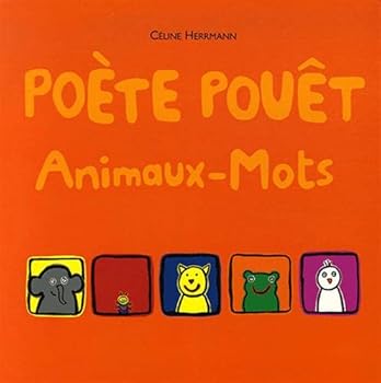 Board book poete pouet animaux mots [French] Book