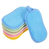 MAGICLULU 両面食器洗いスポンジ 傷つけにくい表面 耐久性 多目的クリーニング 家庭用キッチン用品 鍋 フライパン対応 6個セット