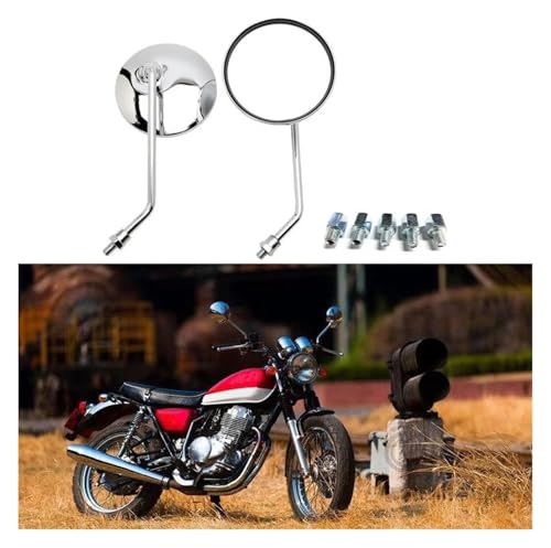 Retrovisores moto ajustables para eliminar puntos ciegos en Suzuki GN 125 2