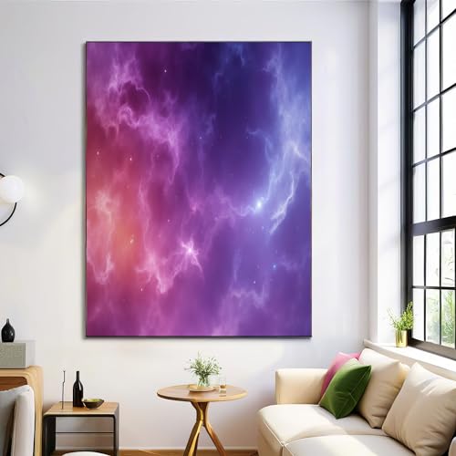 Art ciel étoilé de l'univers pour une ambiance cosmique dans votre chambre