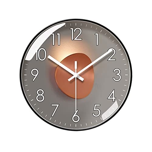 WYUYIWH Reloj de pared de estilo europeo, reloj de pared de moda, decoración de pared interior, reloj digital, reloj digital de 25.4 cm/30.5 cm/35.6 cm (tamaño: 30.5 cm)