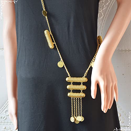 Cadena de bikini dorada KnSam con monedas elegantes para vestidos 2