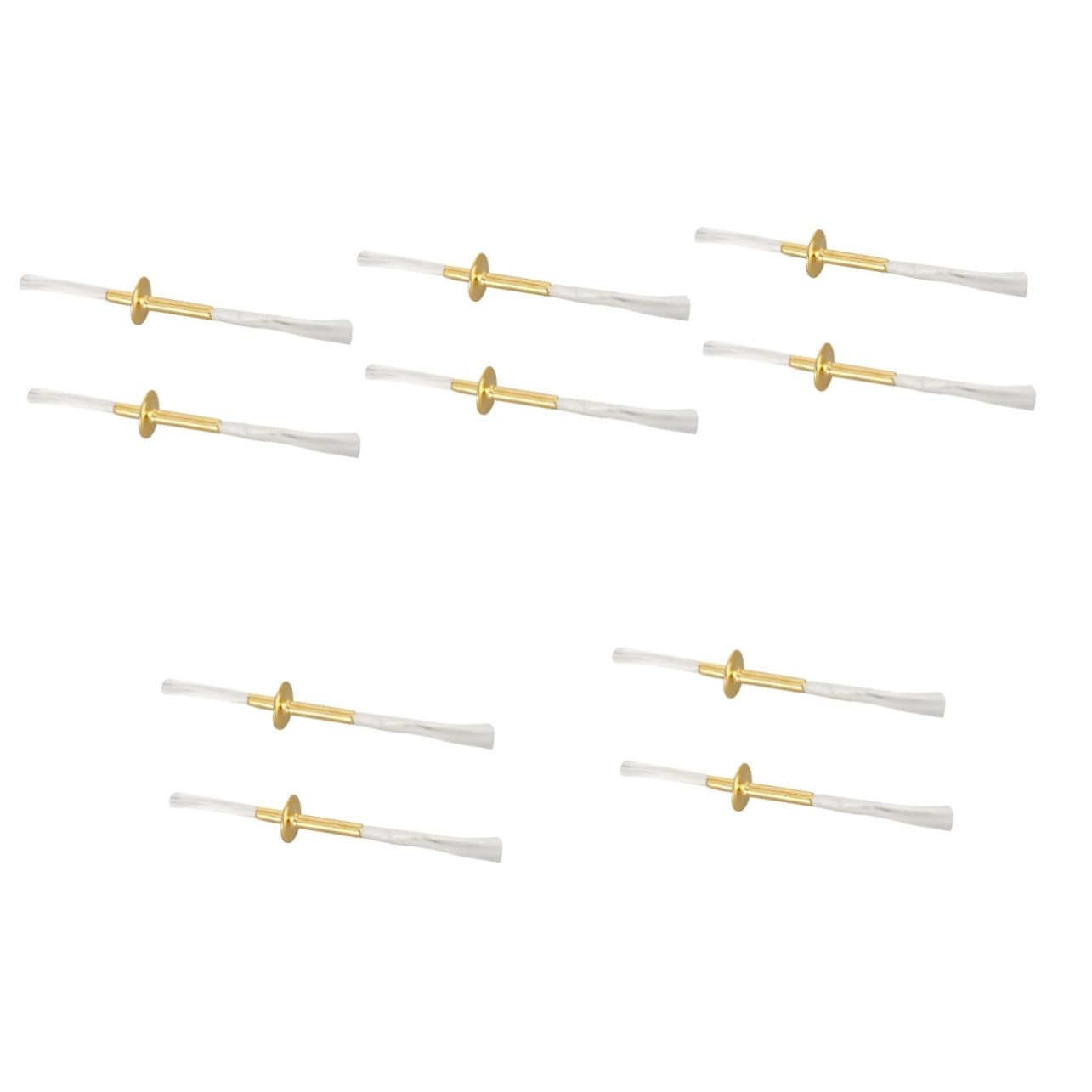 Zerodeko 10pcs Alloy Kerosene Lamp Wick Tubes for Oil Lamp Repair Replacement Wicks for Oil for Home Use and Decorative Lighting