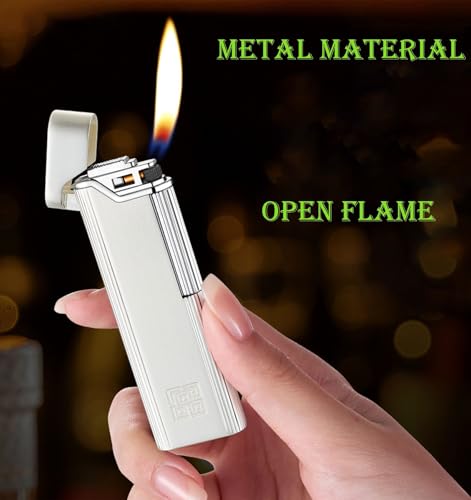 Encendedor de bolsillo recargable con llama suave miniatura 2