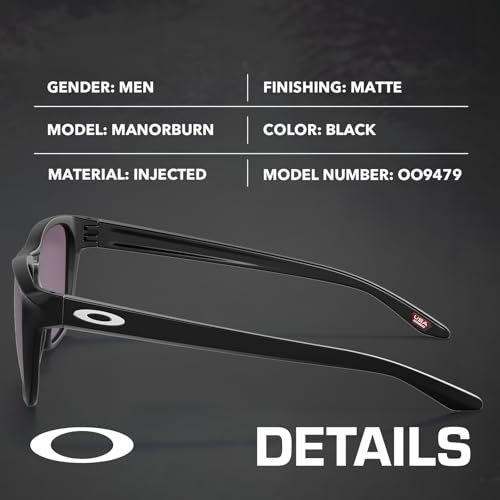 Oakley OO9479 MANORBURN - PRIZM lens, Non-Polarized Square Shape Sunglasses with Official Eyewear Kit Bundle2