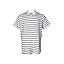 White, Navy Stripes White, Navy Stripes