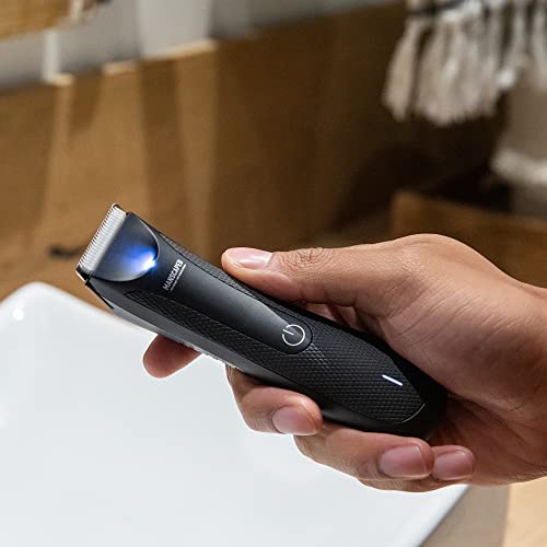 Manscaped® Electric Groin Hair Trimmer, The Lawn Mower™ 3.0, Replaceable Ceramic Blade Heads, Waterproof Wet / Dry Clippers, Standing Recharge Dock, Ultimate Male Hygiene Razor #TOP4