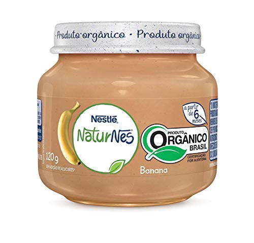 Papinha Orgânica, Banana, Naturnes, 120g