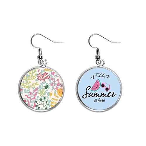 Pendientes de sandía originales para regalar en cumpleaños veraniegos a amigas