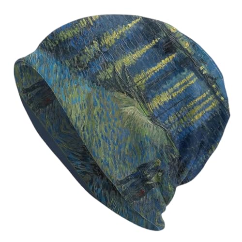 Bonnet tricoté chaud hiver Vincent Peinture pour l'extérieur