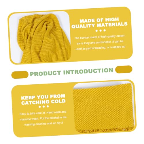 Manta de fibras acrílicas Alipis para sofá lavable con estampado elegante 6
