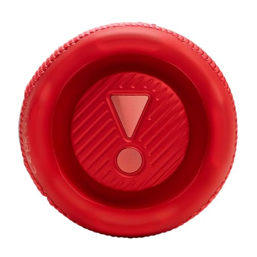 Image of JBL FLIP 7 Waterproof Portable Speaker Bundle with gSport Carbon Fiber Case (Red)