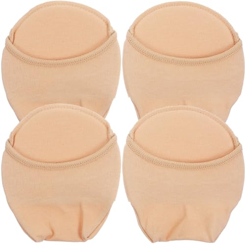 DOITOOL Cuscinetti Metatarsali Donnas - 2 Paia Cuscinetti per Piedi in Tessuto , Traspirante Morbido , Antiscivolo Calze per Decollete per Piedi Alleviass L'affaticamento e Proteggi Dita Piedi