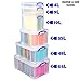 Really Useful Box 9 Liter Plastic Stackable Storage Container with Snap Lid & Built-in Clip Lock Handles for Home or Office Organization, Clear
