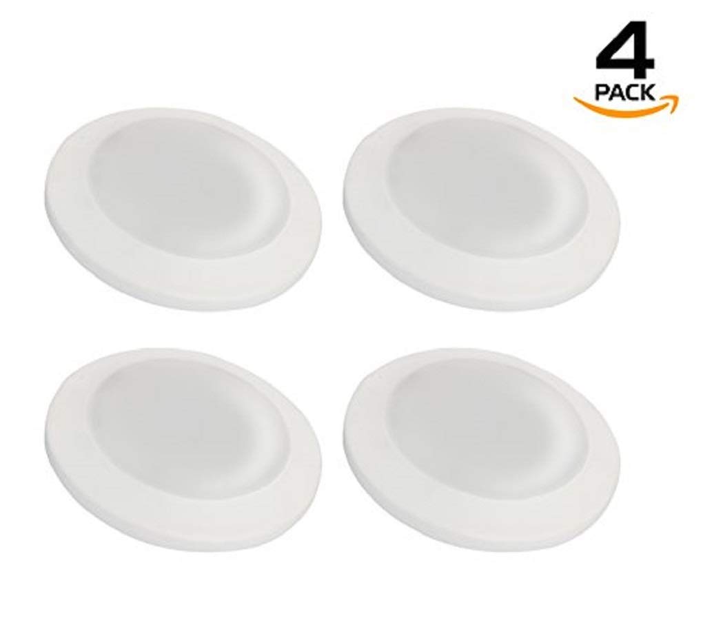 WestgateLighting 15W 6 Inch Dimmable Disk LED Light Recessed Surface Mount Disc Downlight Kit - Accessories Included - High Lumen 120V (4 Pack 4100k Cool White)