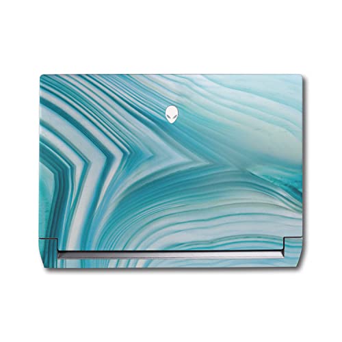 Image of MightySkins Skin Compatible with Alienware M17 R5 (2022) Full Wrap Kit - Aquamarine Quartz | Protective, Durable, and Unique Vinyl Decal wrap Cover | Easy to Apply & Change Styles | Made in The USA