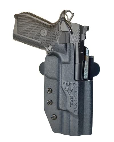 Comp-Tac International Holster - Compatible With Sig P320 Series (P320 Full Size, X-Five, And Legion) - Left Hand - Black #TOP4