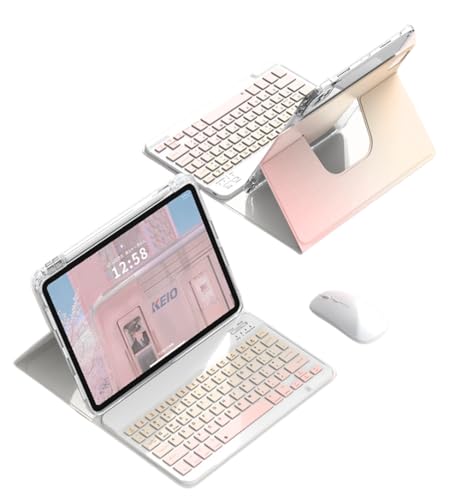 【キーボード付き】iPad 2025 11世代　シルバー Amazon | 横／縦両方対応 2025 iPad A16 第11世代 キーボード ケース