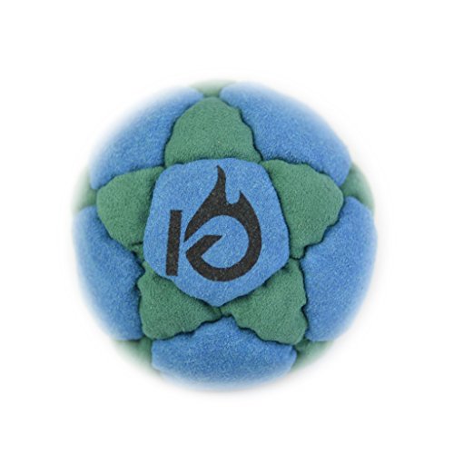 KickFire StarSacks Sand Filled Hacky Sack Leather Footbag 32 Custom-Made Panels for Kids, Teens, and Adults Available in Six Colors