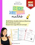  Fiches magiques 3e, des maths illustrées et accessibles. Objectif Brevet DNB.: Équations, théorème de Pythagore, Thalès, fonctions, statistiques, probabilités, méthodes Brevet.