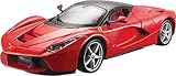 Detailgetreu in Rot präsentiert sich der LaFerrari in der Race & Play Edition von Bburago