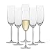 Produktbild SCHOTT ZWIESEL Sektglas Diva (6er-Set), elegante Champagner Gläser mit Moussierpunkt, spülmaschinenfeste Tritan-Kristallgläser, Made in Germany (Art.-Nr. 104100)