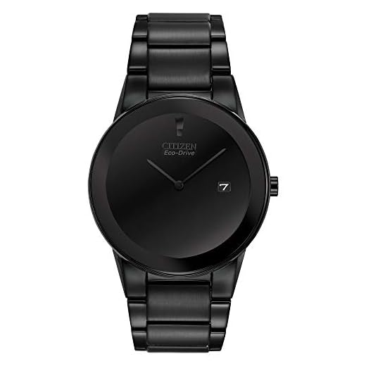 Citizen Men's Eco-Drive Black Ion-Plated Axiom Watch, AU1065-58E