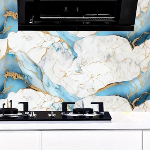 Image of SARVATRAY Self-Adhesive Wallpaper, Kitchen Stickers Oil Proof Heat Resistant, Wall Stickers for Kitchen, Wallpaper for Wall, Vinyl Sheet (2 M Galaxy Sky)