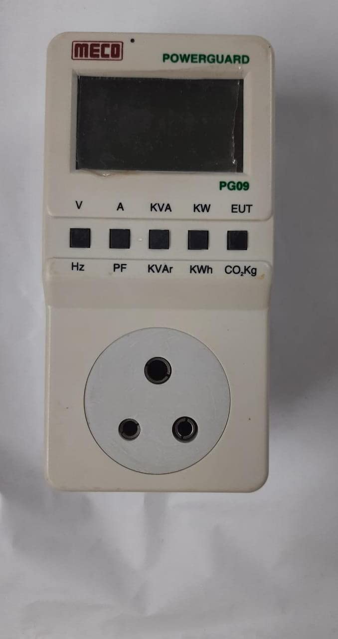 Meco - PG09-20A Powerguard Having Indian Plug - Socket And Backlight With Calibration Certificate & One Years Warranty