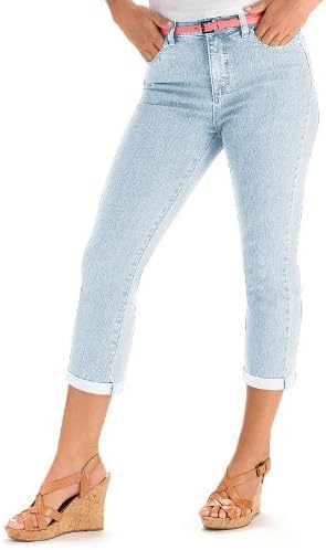 Lee Women's Classic Fit Monroe Belted Capri Pant