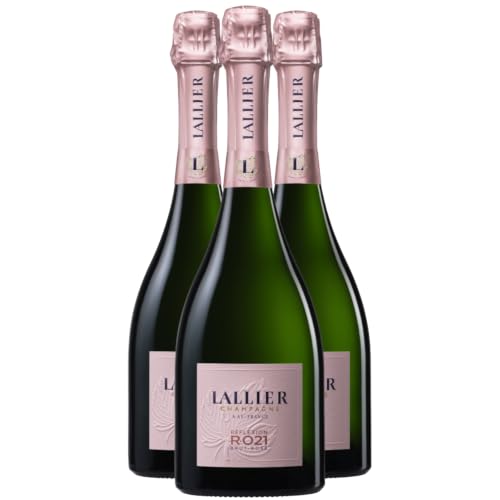 Champagne Réflexion R.021 Brut Etui Rosé - Champagne Lallier - Rebsorte Pinot Noir, Chardonnay, Pinot Meunier - 3x75cl