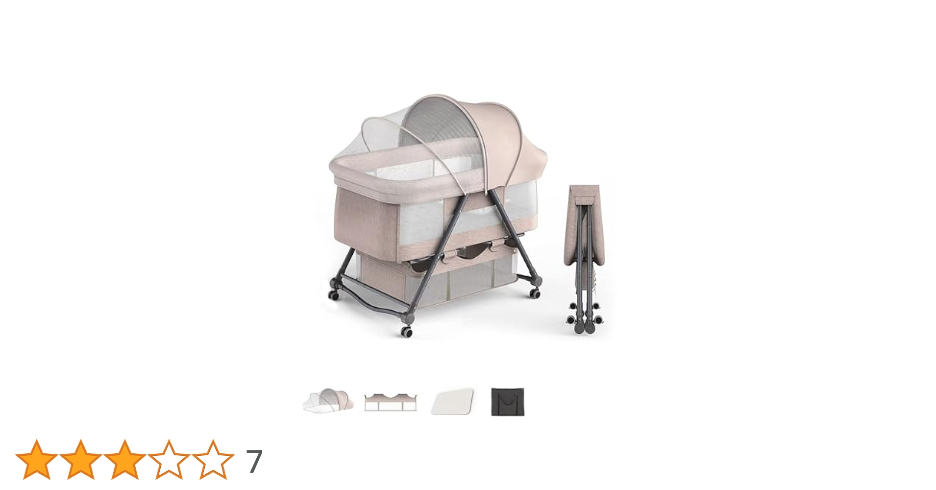 【美品】Maydolly メイドリ 添い寝 ベビーベッド 折りたたみ式 ゆりかご Amazon.co.jp: Maydolly（メイドリ）ベビーベッド 折畳式添い寝