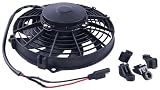 Il pacchetto include: 1 x 12 V 22,9 cm basso profilo curvo lama estrattore ventilatore, 30100452, VA07AP12/C58A
