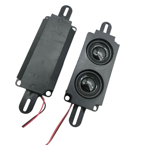 REITINGE Gabinete de altavoces de alta potencia de 5 W y 8 ohmios para televisores LCD, mejora de sonido y aplicaciones de megafonía, dos cajas de altavoces de máquina publicitaria