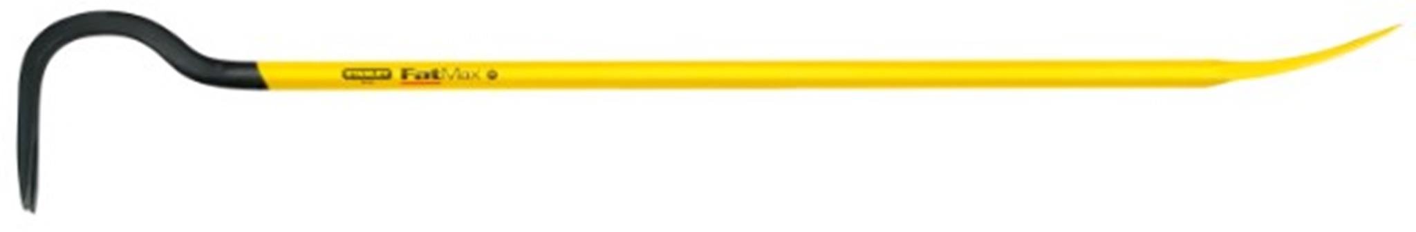 STANLEY 1-55-503 Pied-De-Biche 600 Mm Gamme FATMAX - Acier Au Carbone Trempé - Ultra Léger - Grand Levier - Partie Semi-Plate En U - Entaille Supplémentaire Pour Arracher Les Clous