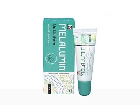 MELALUMIN Lip Lightener Spf 15 10Gms, white
