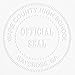 Custom Official Seal Embosser (1.63″×1.63″) – Personalized Book & Library Embossing Stamp – Raised Paper Imprint Seal for Office, Library, Classroom & Certificates