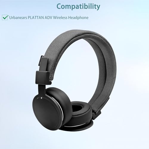 PLATTAN Ear Pads Replacement Compatible with Urbanears PLATTAN ADV Wireless Headphones (Protein Leather and Memory Foam Ear Cushions) miniatura 2