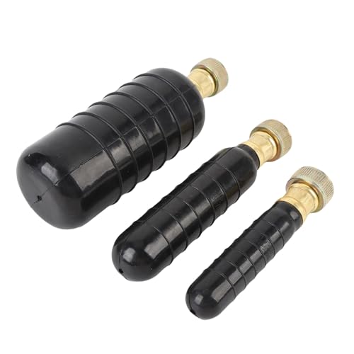 Kit de 3 unidades de vejiga desatascadora para tuberías de 1 a 6 pulgadas, vejiga hidráulica de goma para fregaderos, baños, cocinas, desagües principales y alcantarillas miniatura 3